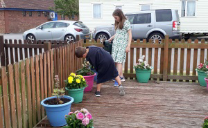 Holiday Home Garden Brean Unity